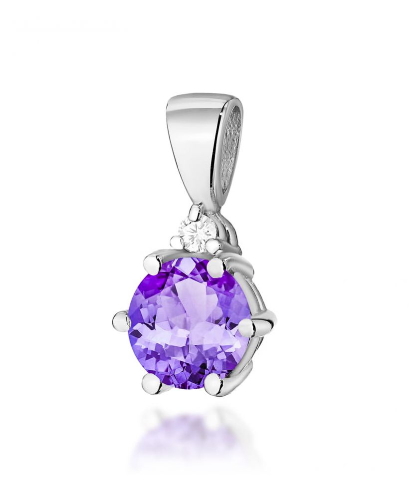 Zawieszka Bonore ze Złota próby 585 z ametystem 0,5 ct
