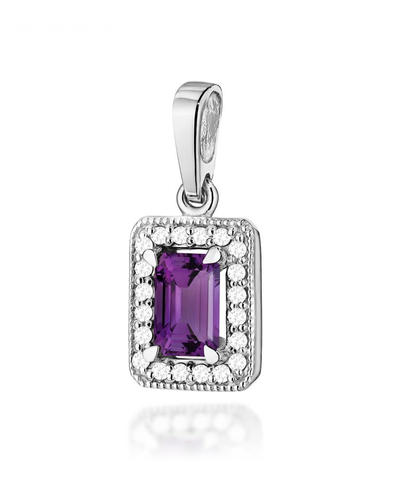 Zawieszka Bonore ze Złota próby 585 z ametystem 0,5 ct