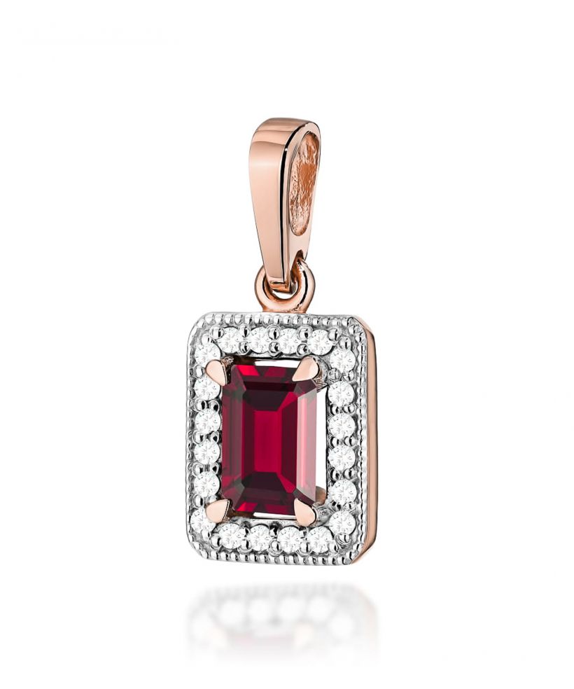 Zawieszka Bonore ze Złota próby 585 z granatem 0,7 ct