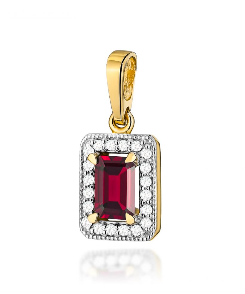 Zawieszka Bonore ze Złota próby 585 z granatem 0,7 ct