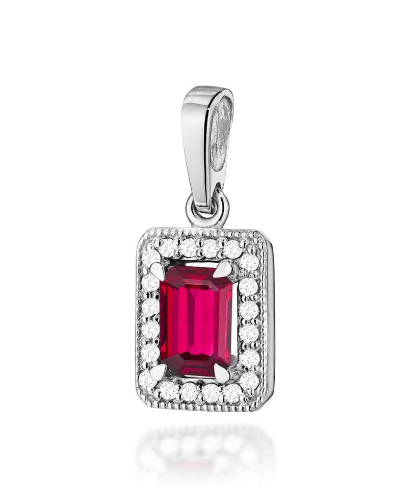 Zawieszka Bonore ze Złota próby 585 z rubinem 0,8 ct