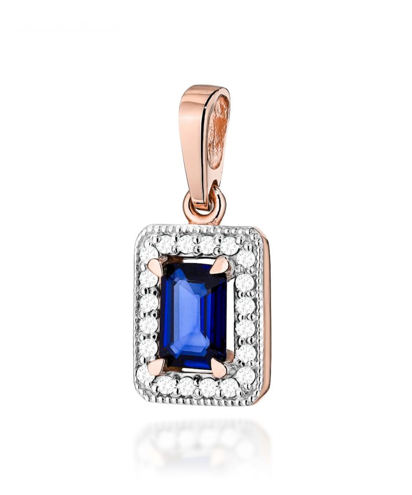 Zawieszka Bonore ze Złota próby 585 z szafirem 0,6 ct