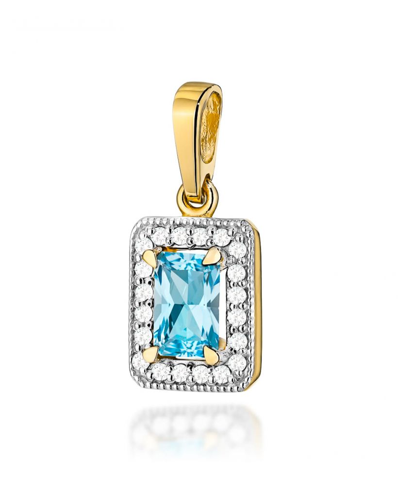 Zawieszka Bonore ze Złota próby 585 z topazem 0,65 ct