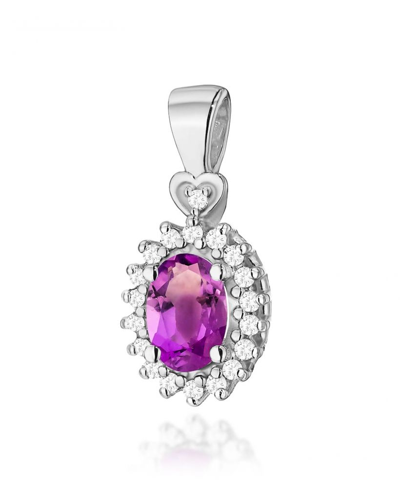 Zawieszka Bonore ze Złota próby 585 z ametystem 0,4 ct