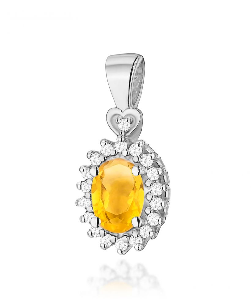 Zawieszka Bonore ze Złota próby 585 z cytrynem 0,6 ct