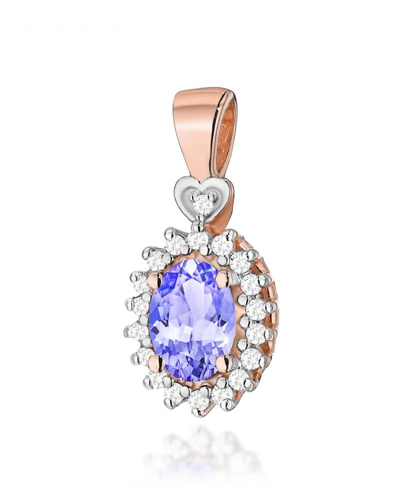 Zawieszka Bonore ze Złota próby 585 z tanzanitem 0,4 ct