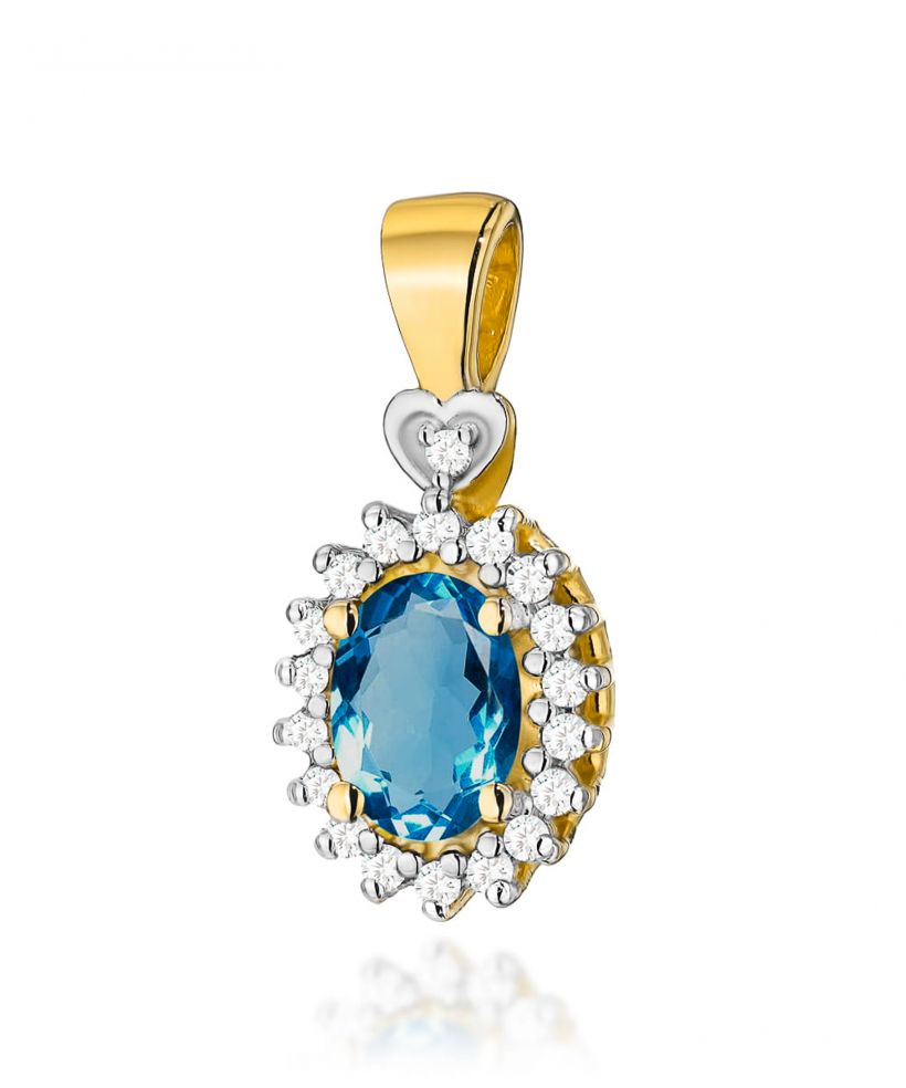 Zawieszka Bonore ze Złota próby 585 z topazem 0,5 ct