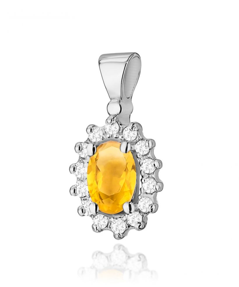 Zawieszka Bonore ze Złota próby 585 z cytrynem 0,6 ct