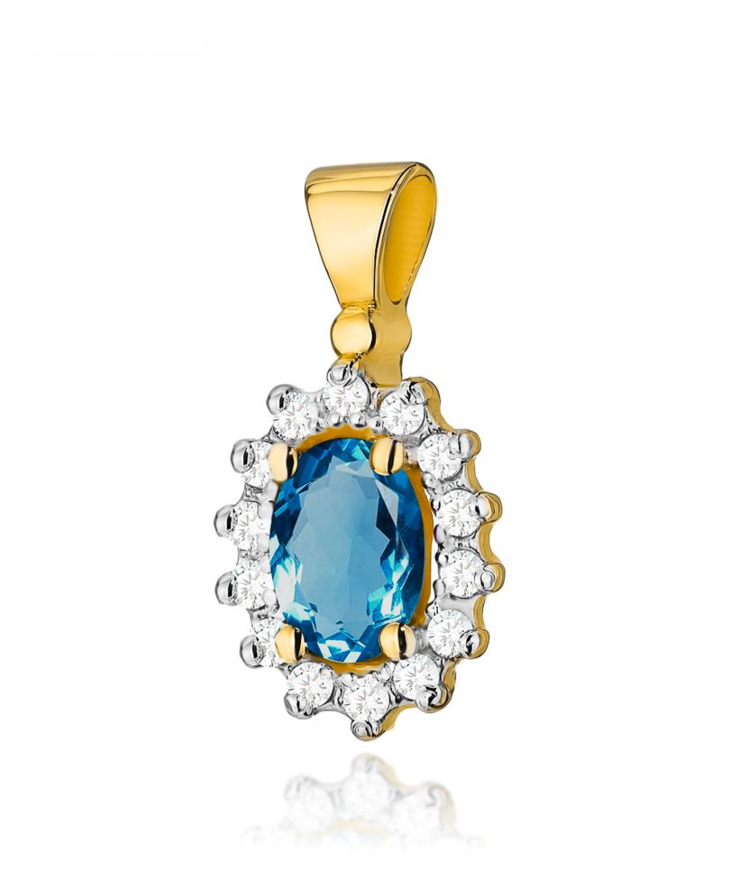 Zawieszka Bonore ze Złota próby 585 z topazem 0,5 ct