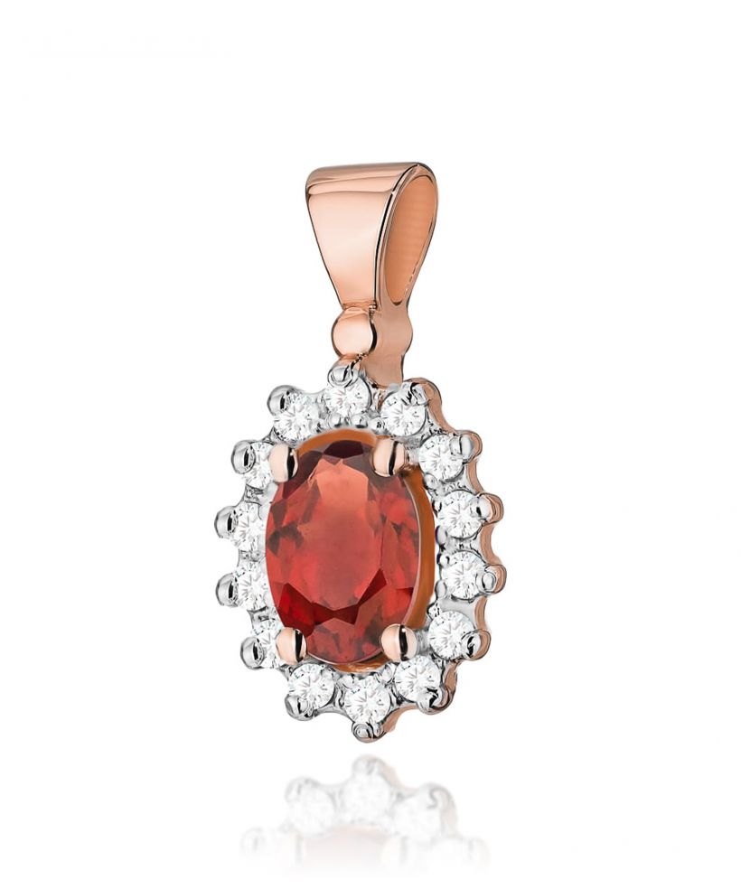 Zawieszka Bonore ze Złota próby 585 z granatem 0,5 ct