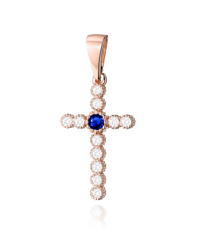Zawieszka Bonore ze Złota próby 585 z szafirem 0,15 ct