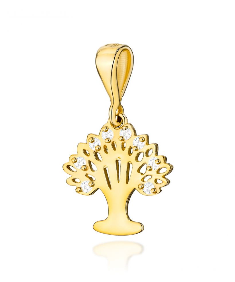 Zawieszka Bonore ze Złota próby 585 z diamentem 0,07 ct