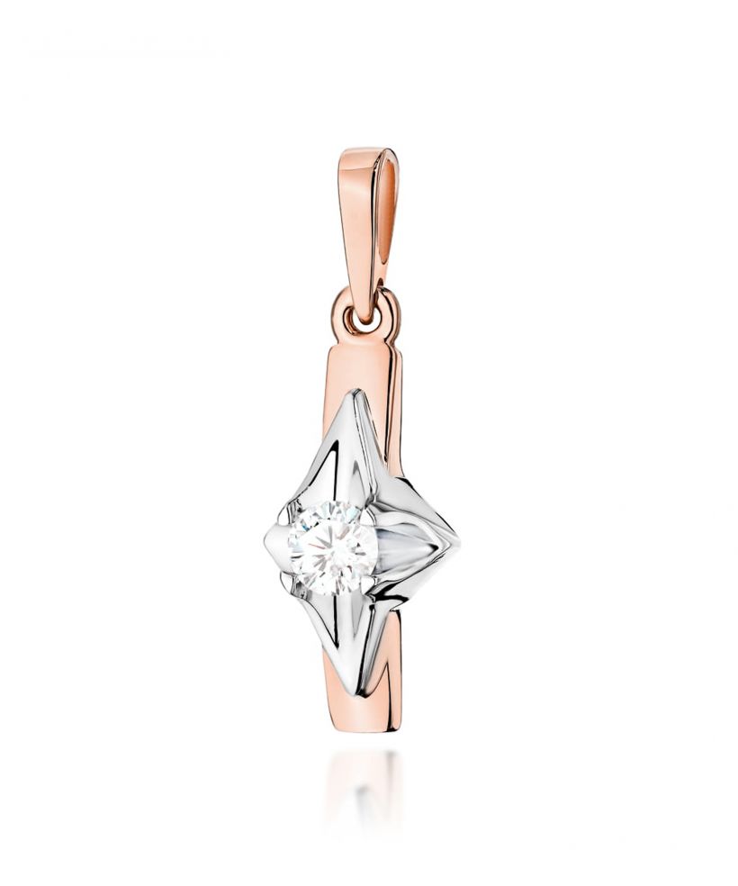 Zawieszka Bonore ze Złota próby 585 z diamentem 0,2 ct