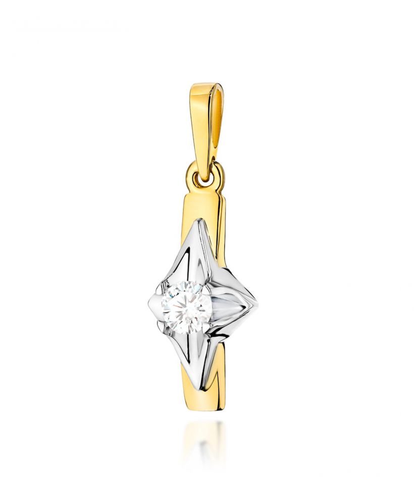 Zawieszka Bonore ze Złota próby 585 z diamentem 0,2 ct