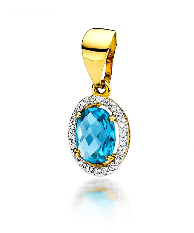 Zawieszka Bonore ze Złota próby 585 z topazem 1,7 ct