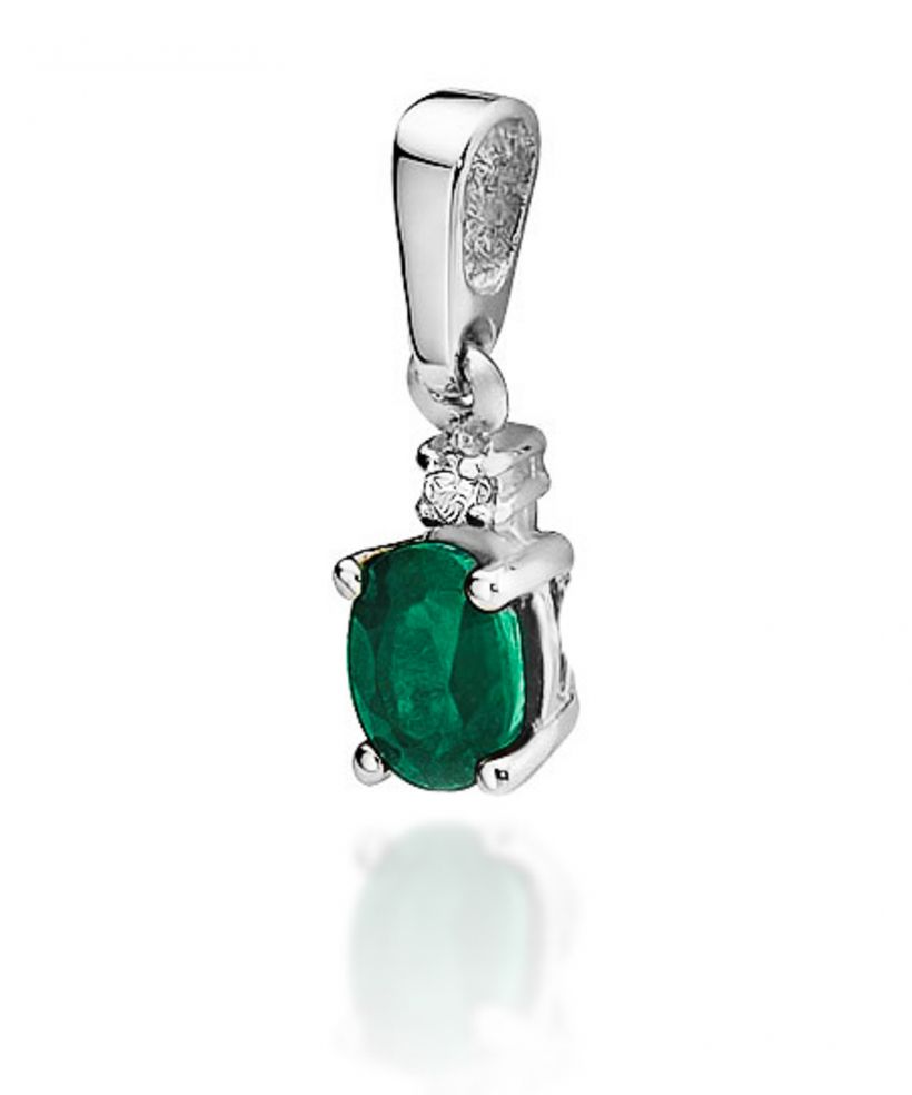 Zawieszka Bonore ze Złota próby 585 ze szmaragdem 0,4 ct