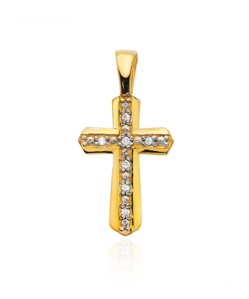 Zawieszka Bonore ze Złota próby 585 z diamentem 0,03 ct