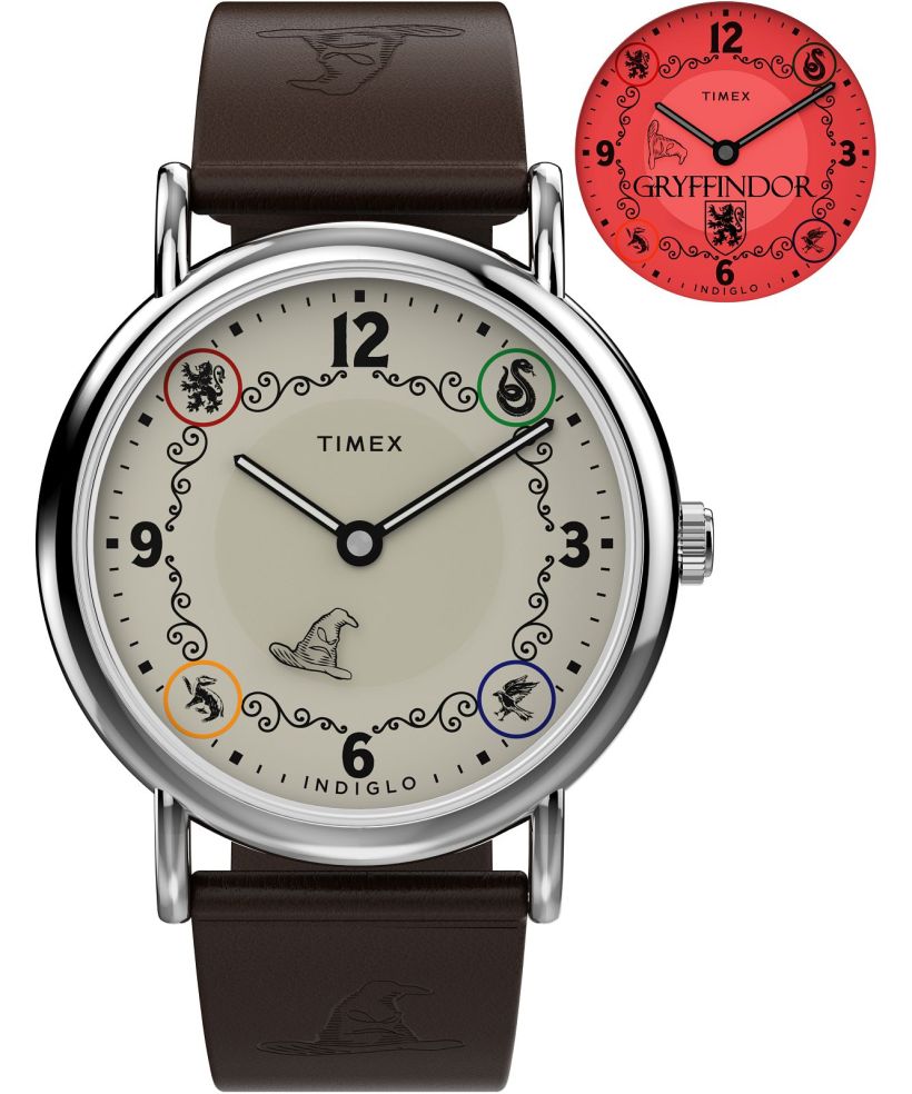 Zegarek Timex Harry Potter X Weekender Gryffindor House 38mm Leather Strap