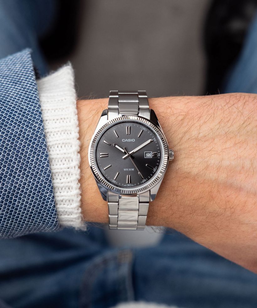 Zegarek męski Casio MTP czarny