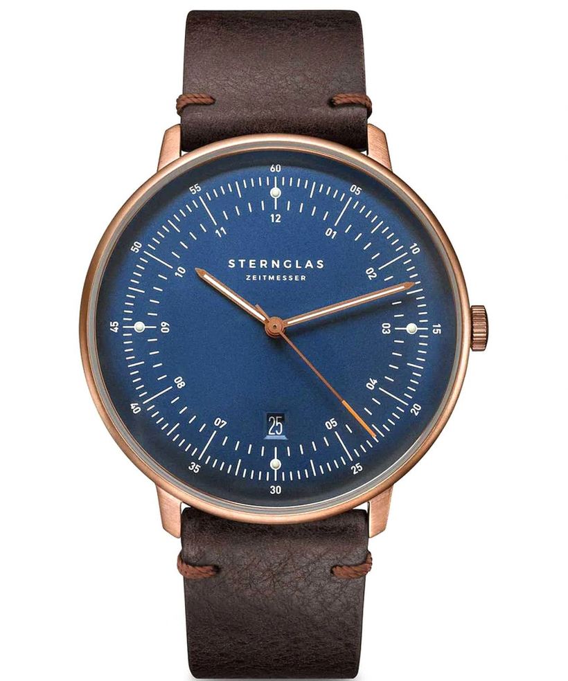 Zegarek męski Sternglas Hamburg Dark Blue Bronze