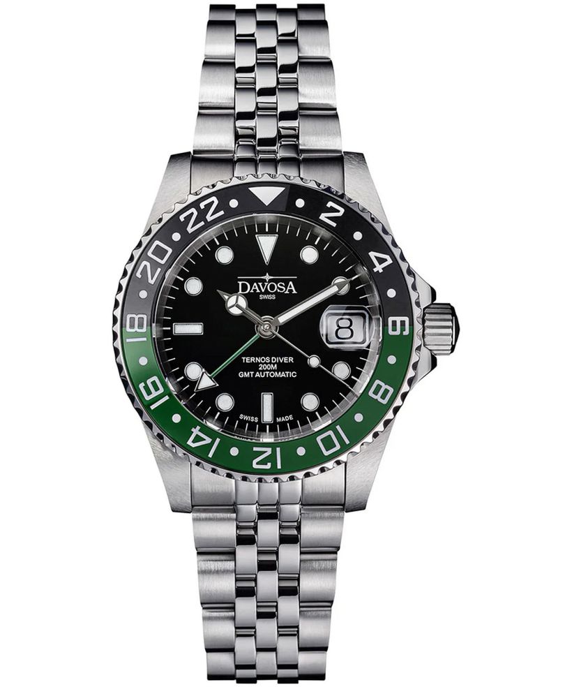 Zegarek męski Davosa Ternos Ceramic GMT WaveSl Automatic
