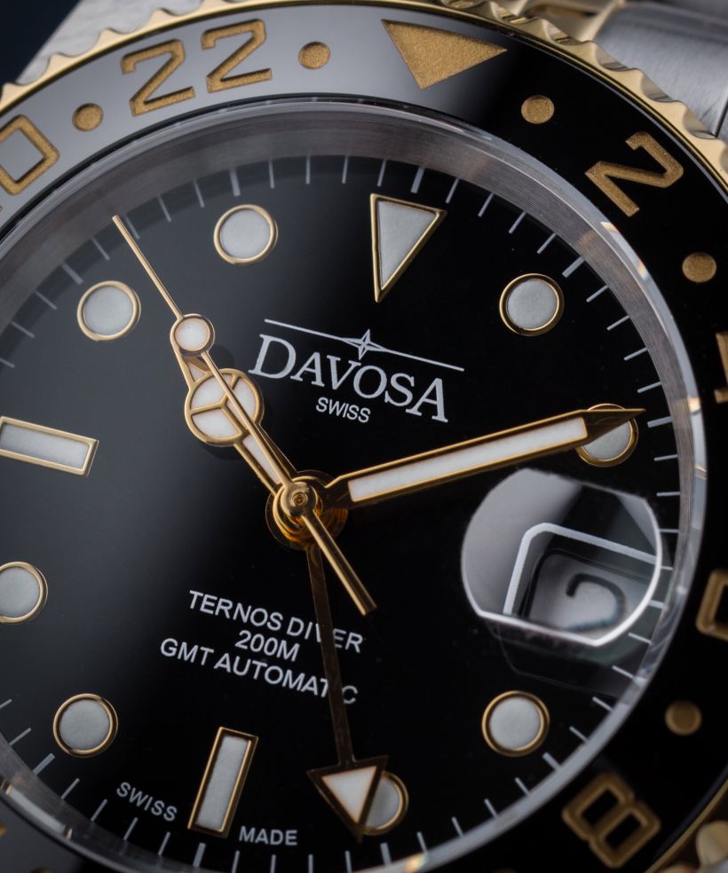 Zegarek męski Davosa Ternos Diver Ceramic GMT