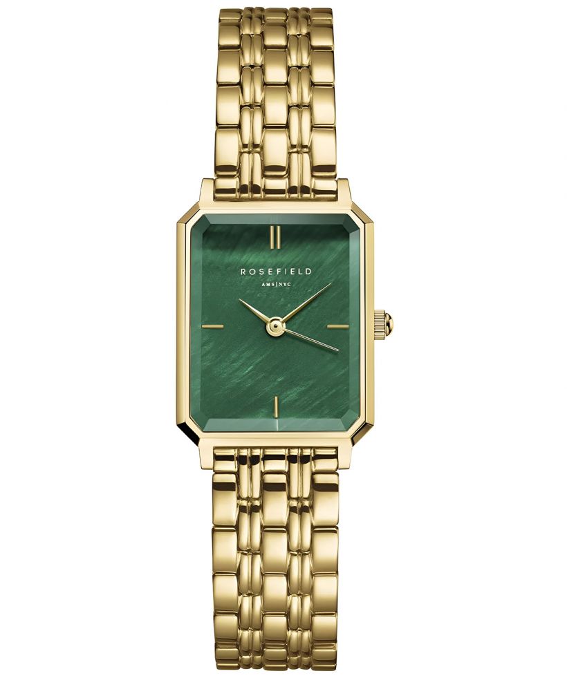 Zegarek damski Rosefield Octagon XS Emerald