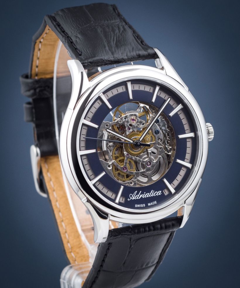 Zegarek męski Adriatica Automatic Skeleton SET