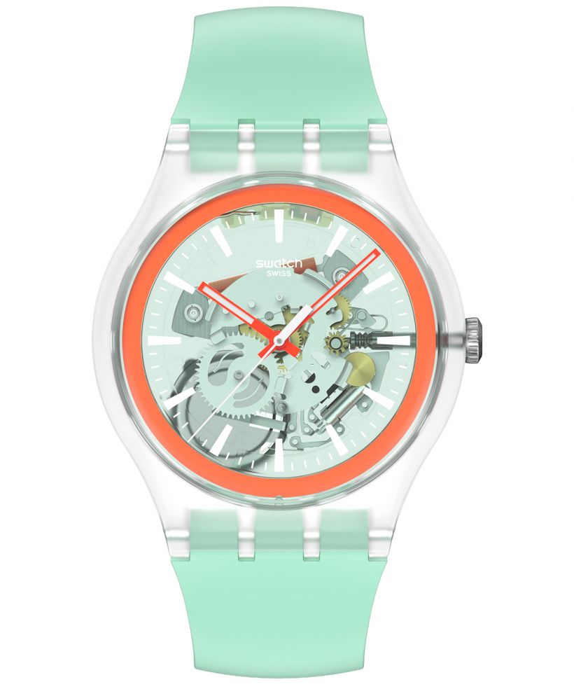 Zegarek Swatch Swatch Pay Sweetly Mint Pay