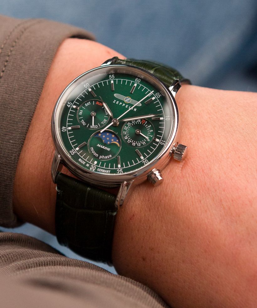 Zegarek damski Zeppelin LZ14 Marine Moonphase Lady