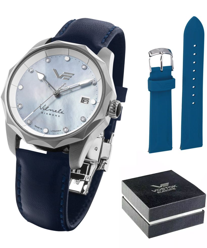 Zegarek damski Vostok Europe Vilnele Solar Diamonds Limited Edition SET
