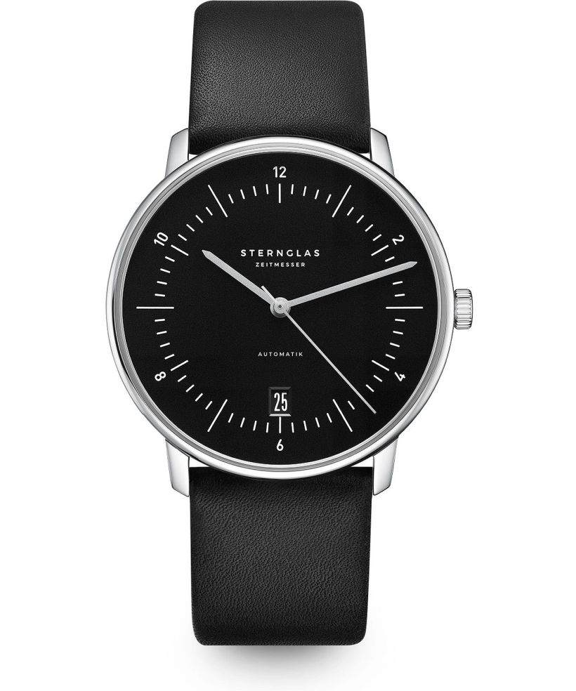 Zegarek męski Sternglas Naos Piano Black Automatic