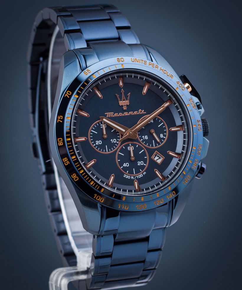 Zegarek męski Maserati Traguardo Chronograph Blue Edition