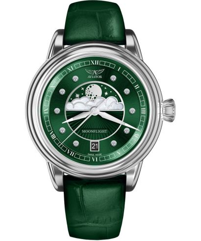 Zegarek damski Aviator Moonflight Diamonds Polska Edycja Limitowana 100 sztuk