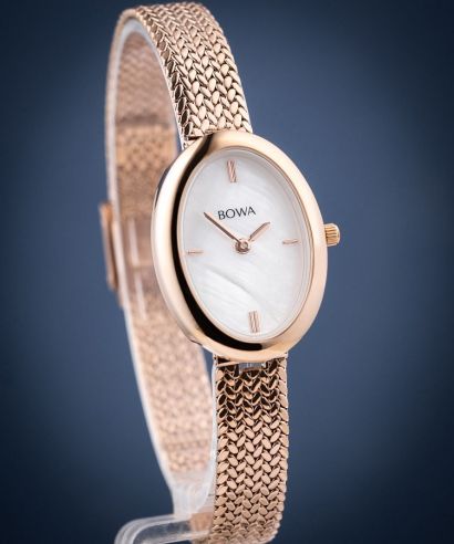 Zegarek damski BOWA Oslo Pearl Rose-Gold Mesh 23