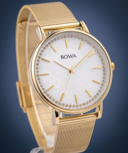 Zegarek BOWA Rio Pearl-Gold Mesh 38