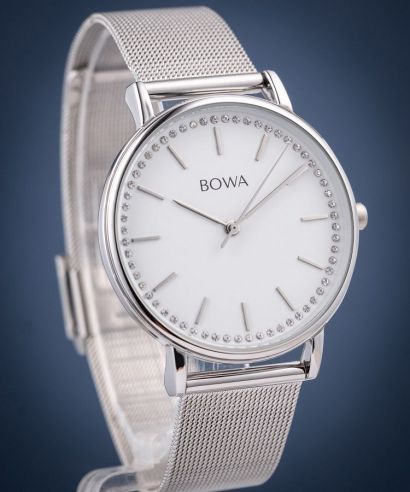 Zegarek BOWA Rio White-Silver Mesh 38