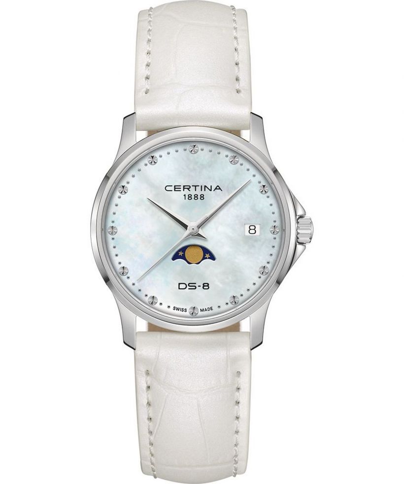 Zegarek damski Certina DS-8 Moonphase Lady