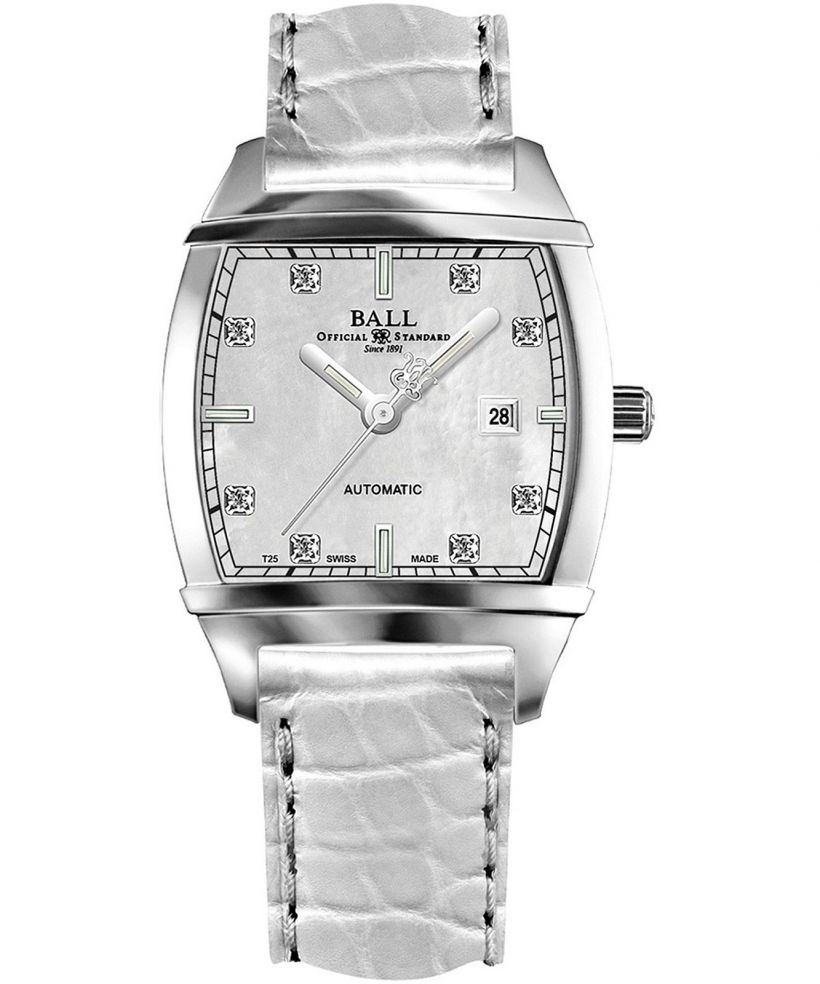 Zegarek damski Ball Transcendent Pearl Diamond Automatic