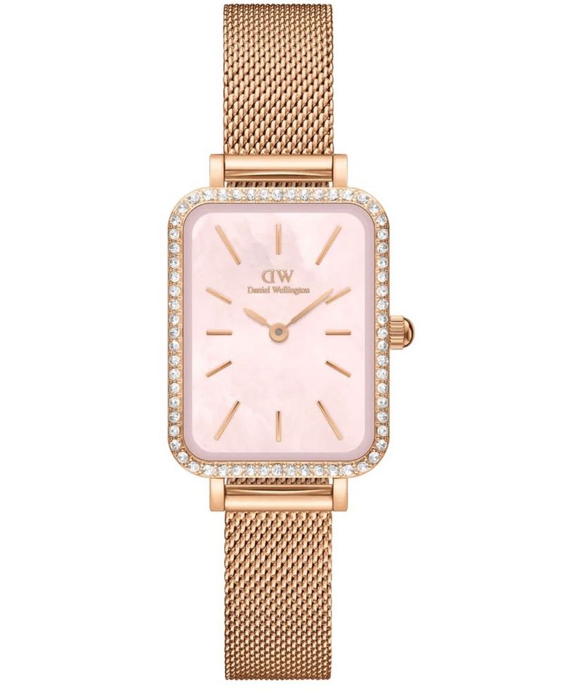 Zegarek damski Daniel Wellington Quadro Lumine Bezel Melrose Pink 40
