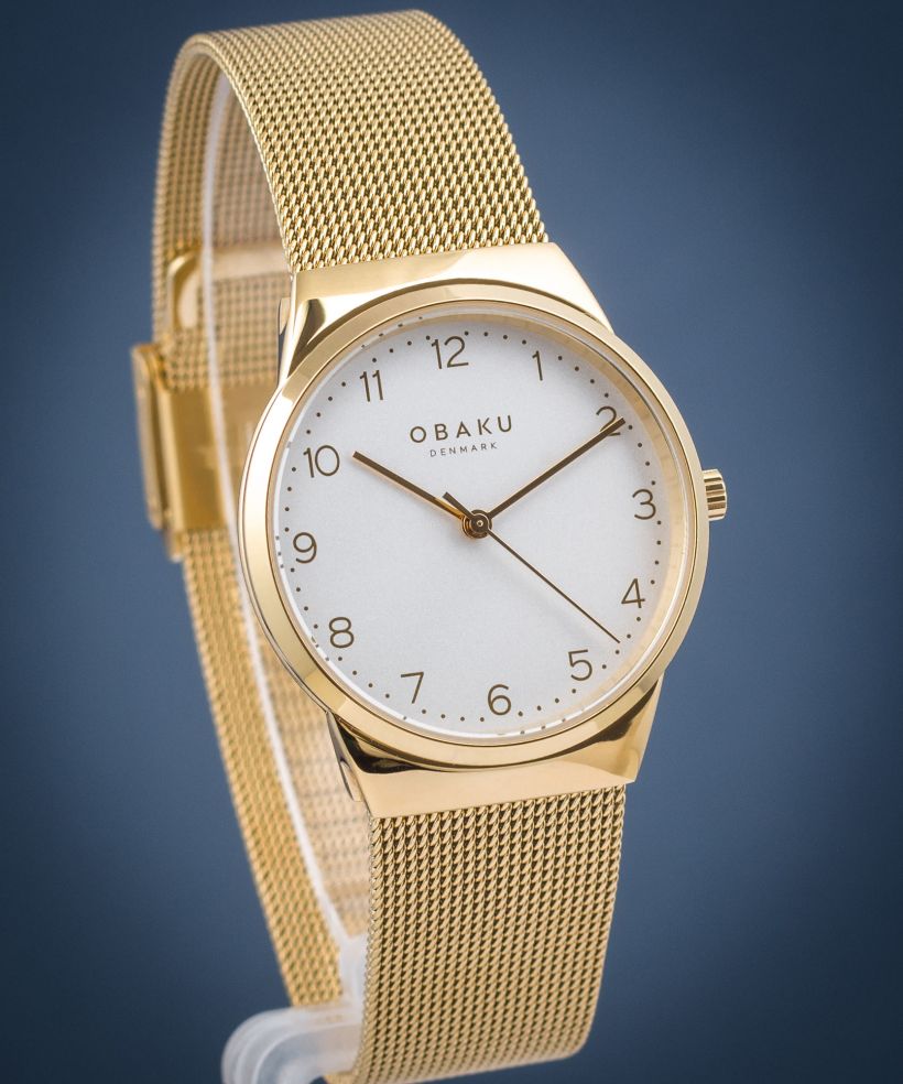 Zegarek damski Obaku Land Gold