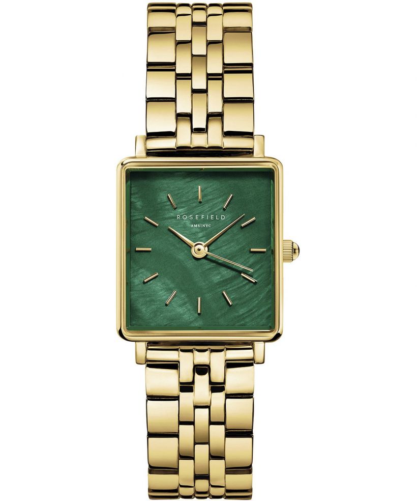 Zegarek damski Rosefield Boxy XS Emerald