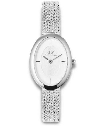 Zegarek damski Daniel Wellington Juliette Braided Mesh White Sunray Silver