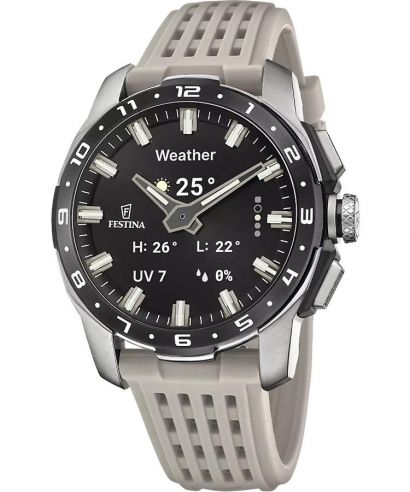 Zegarek Hybrydowy męski Festina Connected Full D Grey Titanium