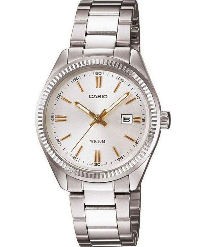 Zegarek męski Casio MTP biały