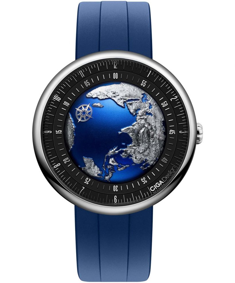 Zegarek męski Ciga Design U Series Blue Planet II Titanium Automatic GPHG 2021