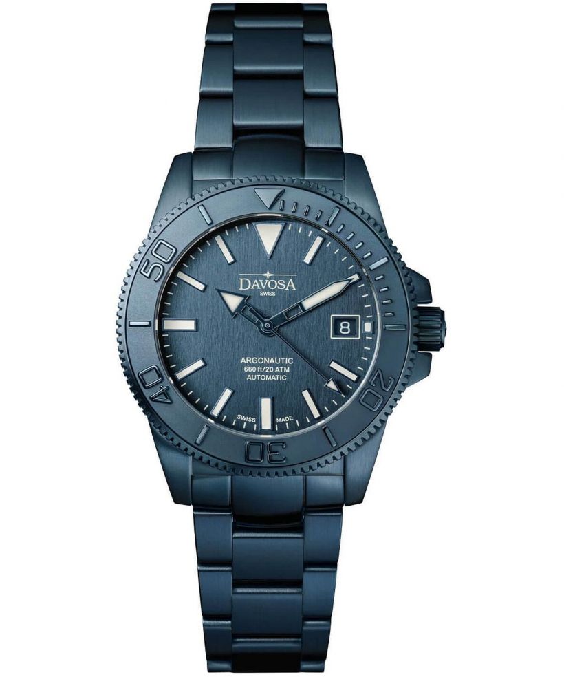 Zegarek męski Davosa Argonautic 39 Monochrome  Automatic Limited Edition