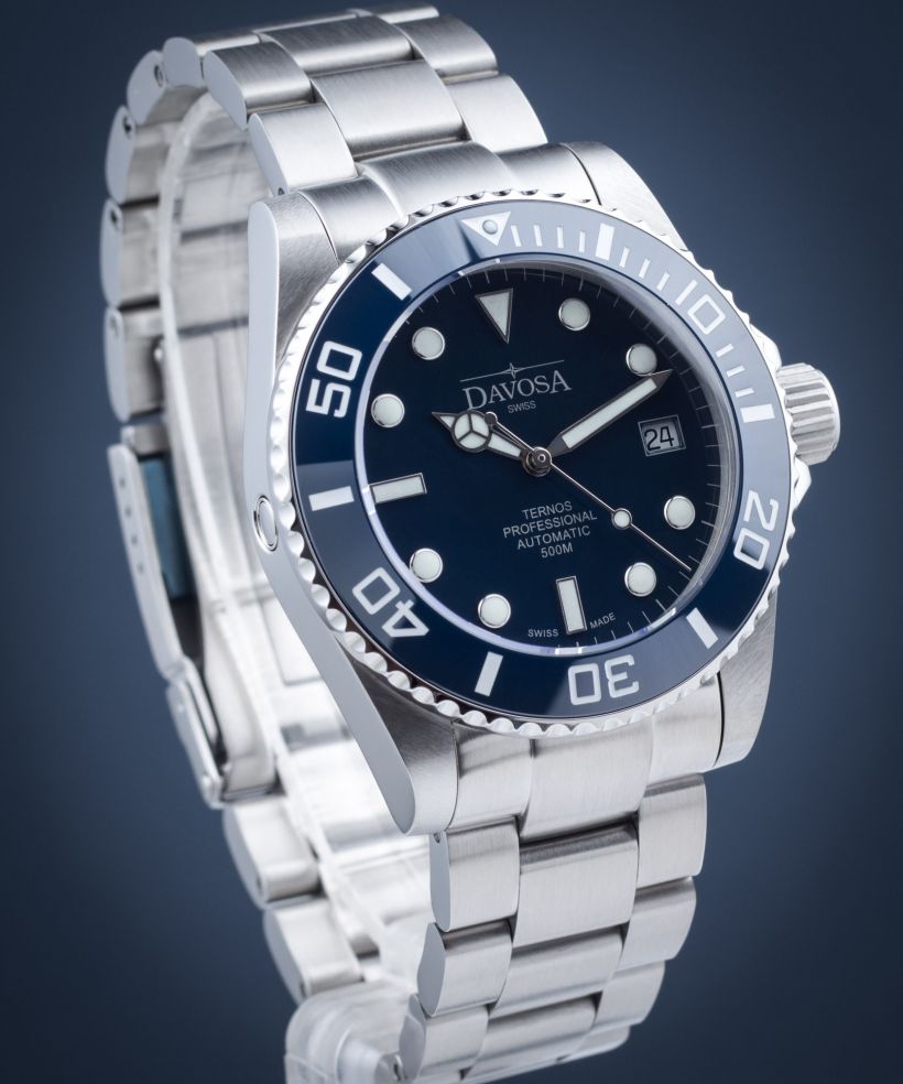 Davosa TERNOS 60S AUTOMATIC 16152555 – Orologio Uomo Acciaio E Vetro Minerale