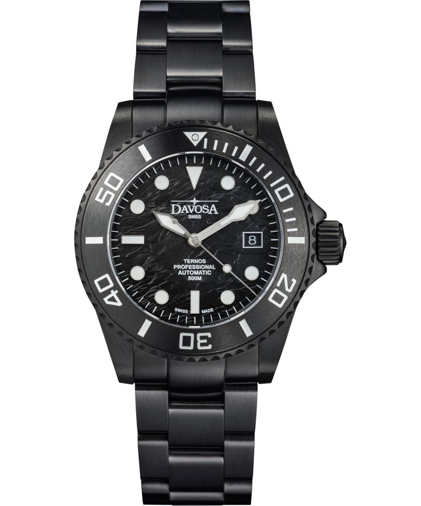 Zegarek męski Davosa Ternos Professional Black Rock Automatic Limited Edition