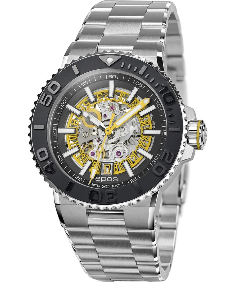 Zegarek męski Epos Sportive Diver Skeleton Automatic